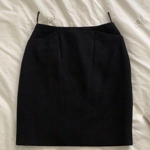 Chanel black skirt size 38